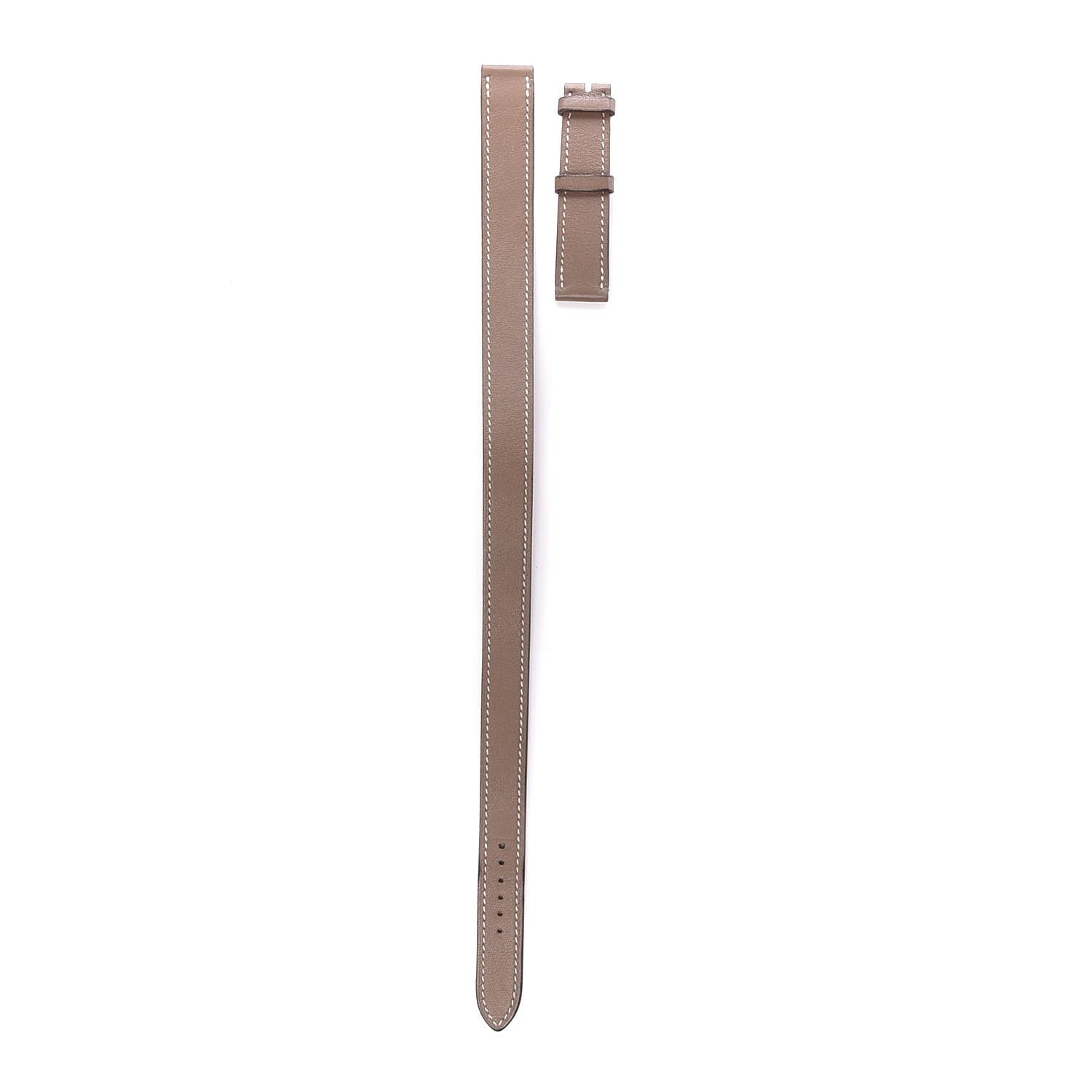 Hermes Swift 16mm Medor Double Tour Watch Strap TPM Etoupe 1 of 6