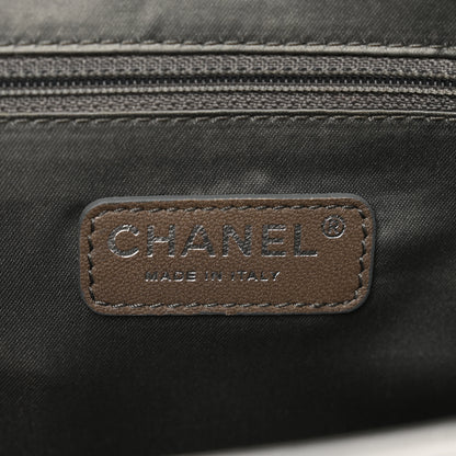 Chanel Vinyl Large Ice Cube Flap Silver 6 of 9