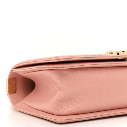Chanel Caviar Quilted Medium Boy Flap Light Pink 9 of 10