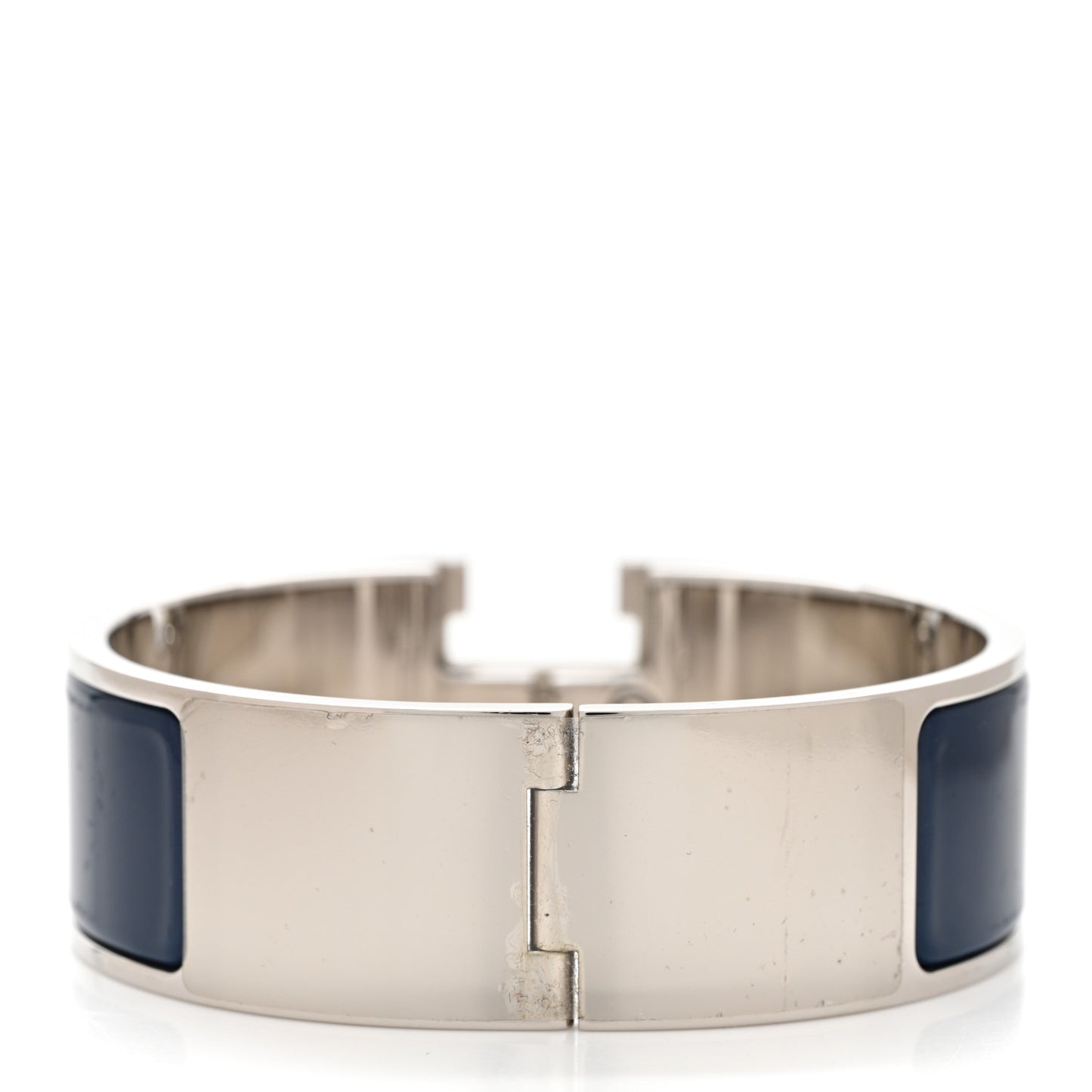 Enamel Wide Clic Clac H Bracelet PM Bleu Biarritz