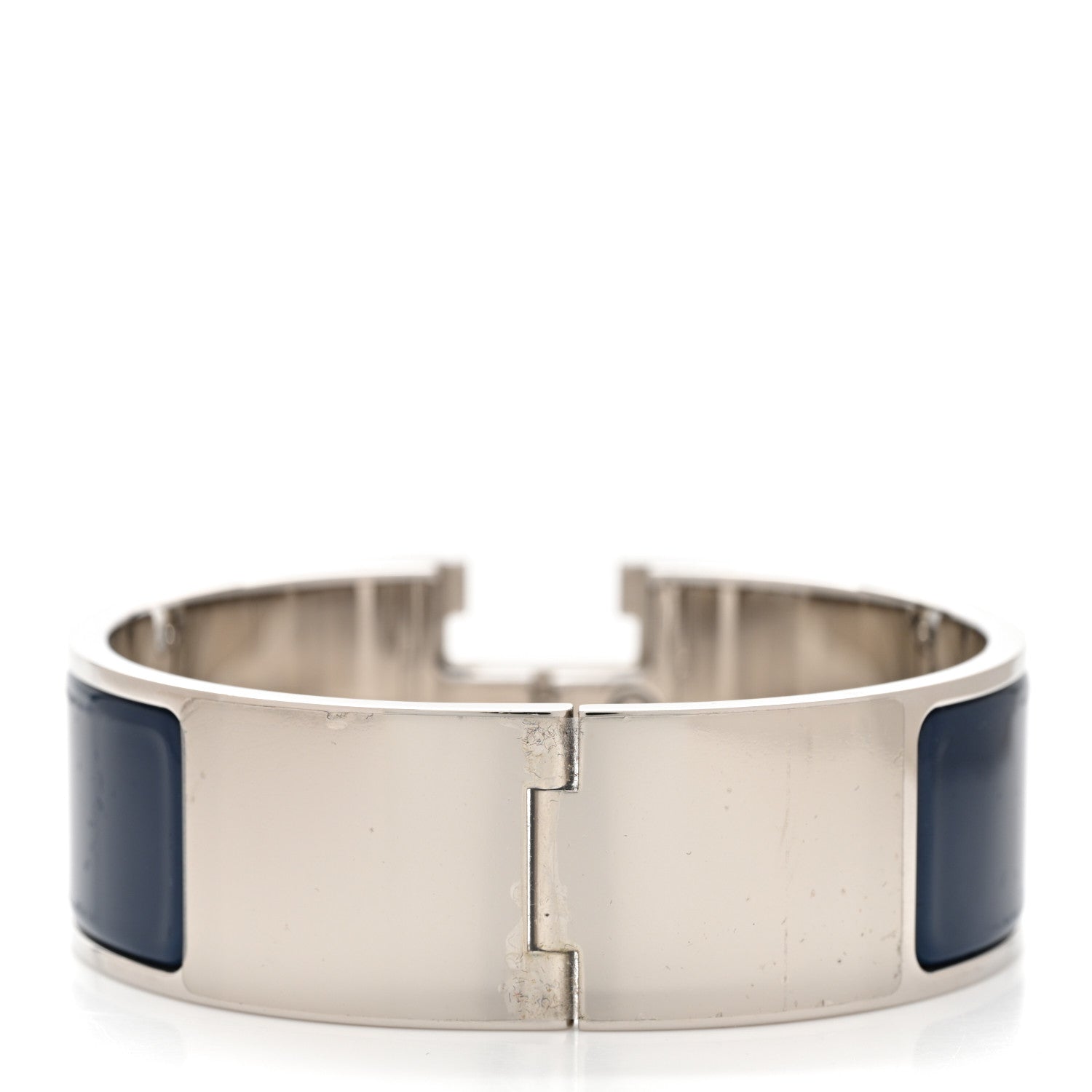 Hermes Enamel Wide Clic Clac H Bracelet PM Bleu Biarritz 3 of 5