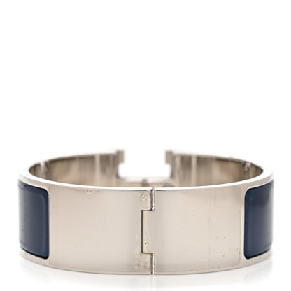 Hermes Enamel Wide Clic Clac H Bracelet PM Bleu Biarritz 3 of 5