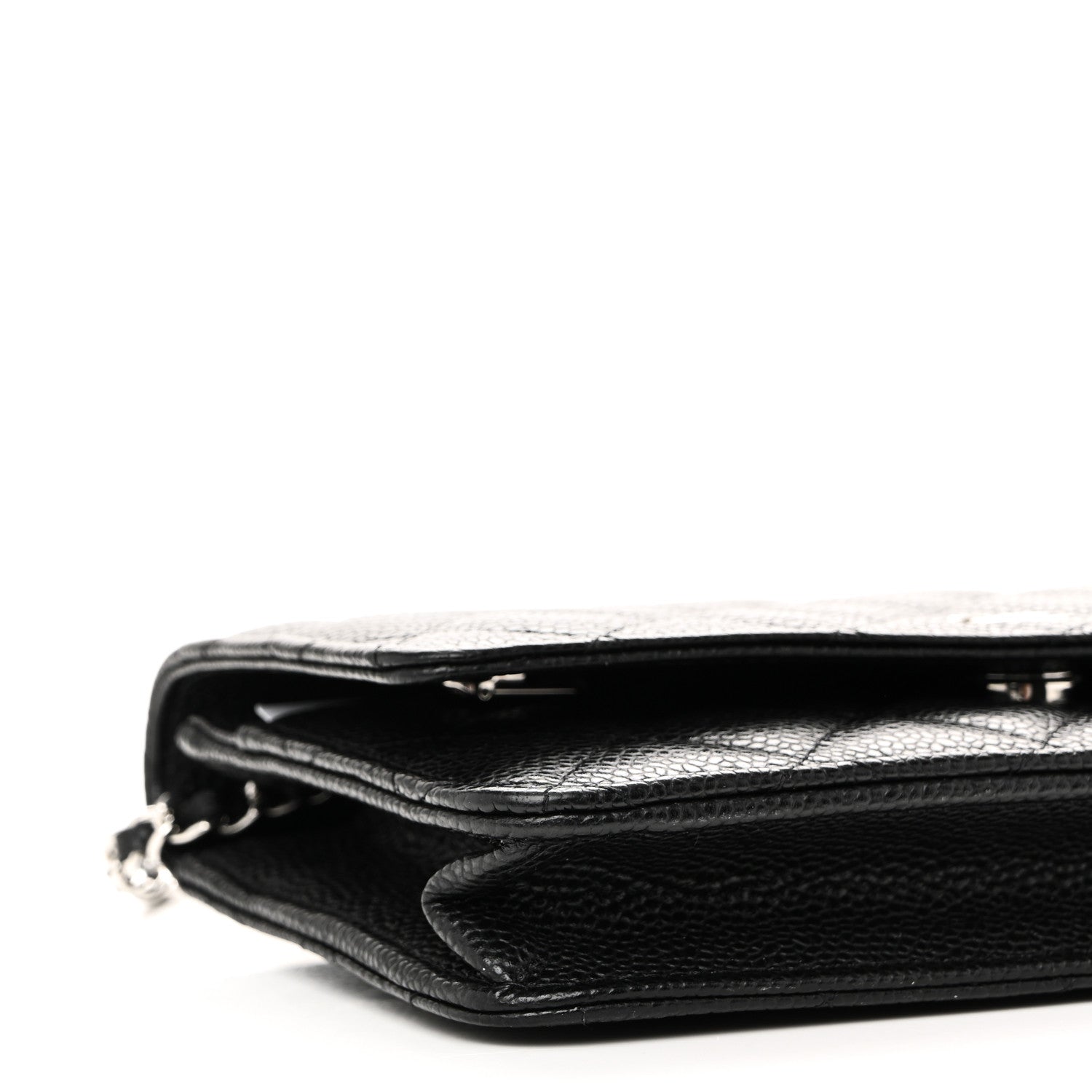 Chanel Caviar Quilted Wallet On Chain WOC Black 10 of 12