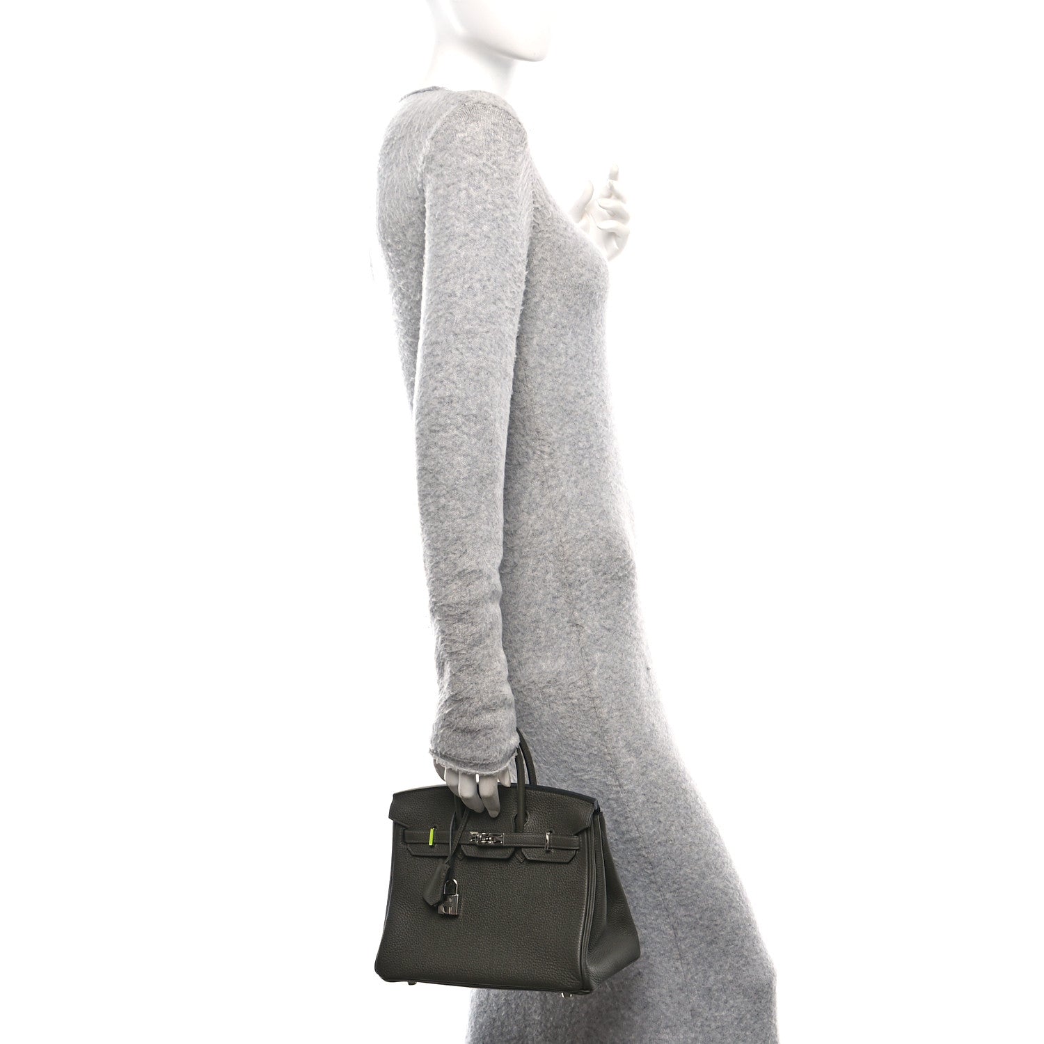 Hermes Togo Birkin 25 Vert De Gris 2 of 11