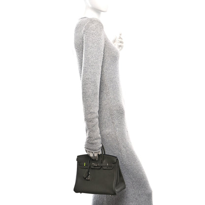 Hermes Togo Birkin 25 Vert De Gris 2 of 11