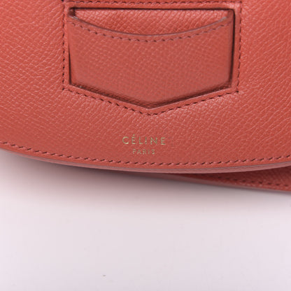 Celine Grained Calfskin Small Trotteur Terracotta 6 of 9