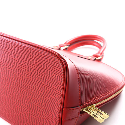 Louis Vuitton Epi Alma PM Castillan Red 8 of 10