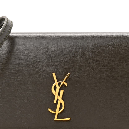Saint Laurent Smooth Calfskin Monogram Phone Holder Crossbody Light Musk 8 of 11