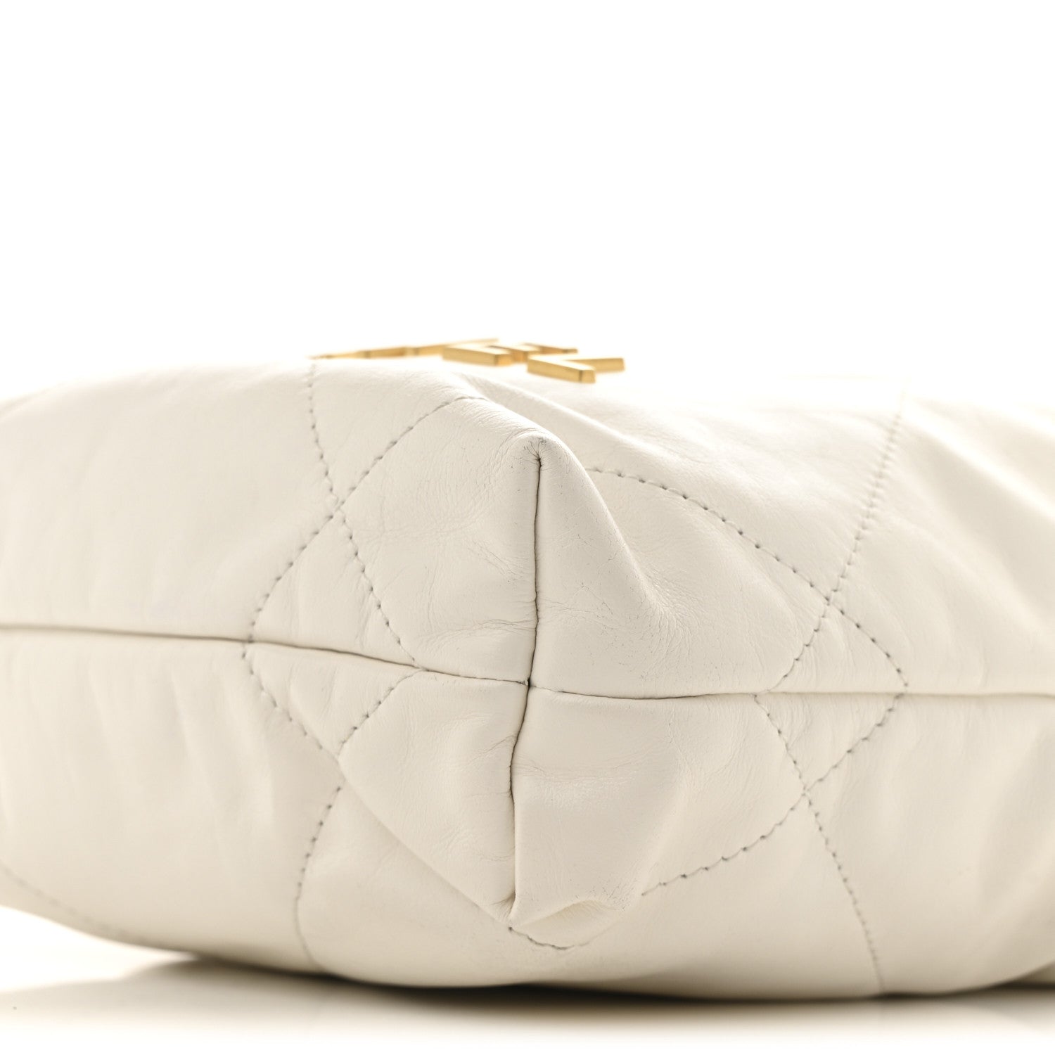 Chanel Shiny Calfskin Quilted Mini Chanel 22 White 10 of 11