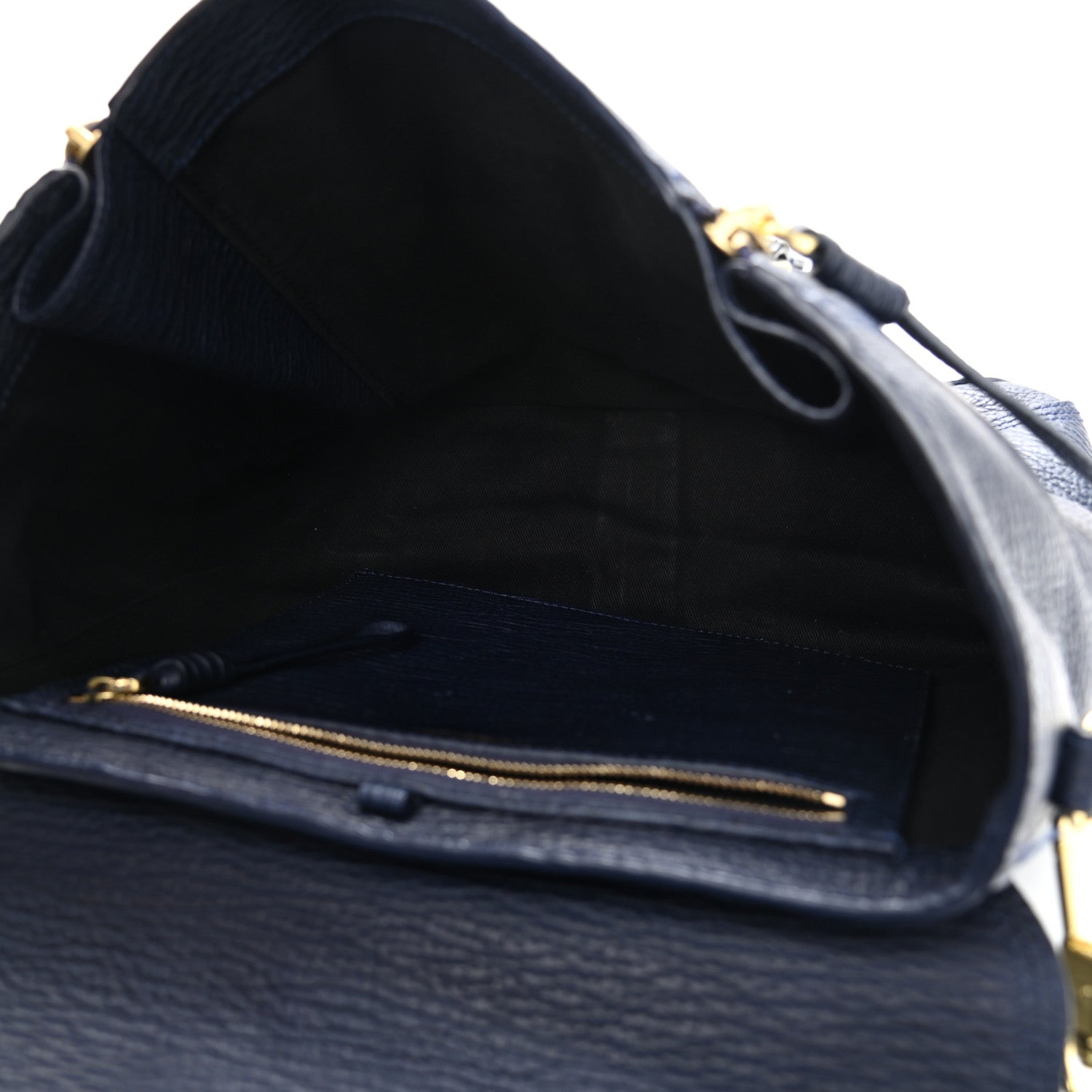 3.1 Phillip Lim Textured Calfskin Medium Pashli Satchel Ink 5 of 12