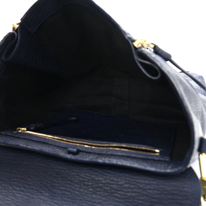 3.1 Phillip Lim Textured Calfskin Medium Pashli Satchel Ink 5 of 12