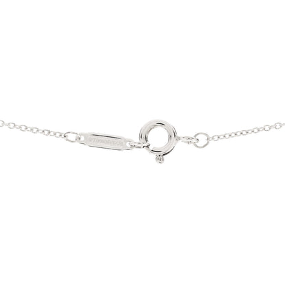 Tiffany Sterling Silver 14mm Elsa Peretti Open Heart Pendant Necklace 5 of 6