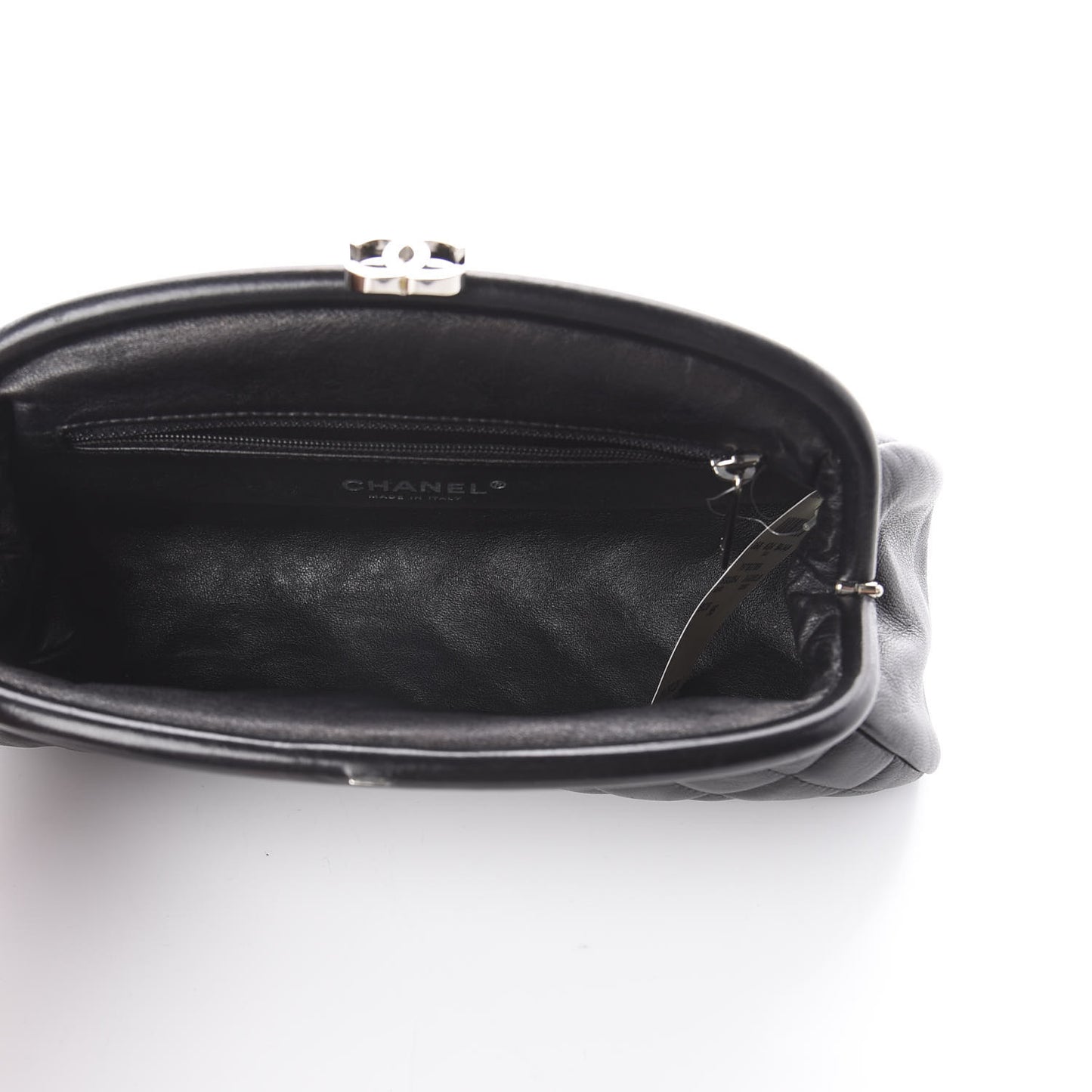 Lambskin Quilted Timeless Clutch Black
