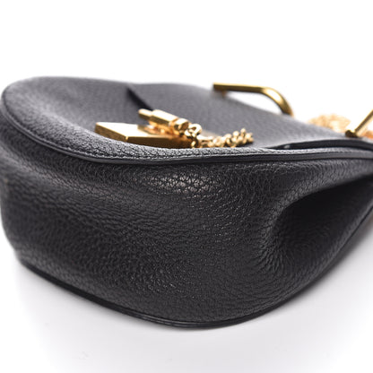 Chloe Grained Lambskin Nano Drew Shoulder Bag Black 10 of 11