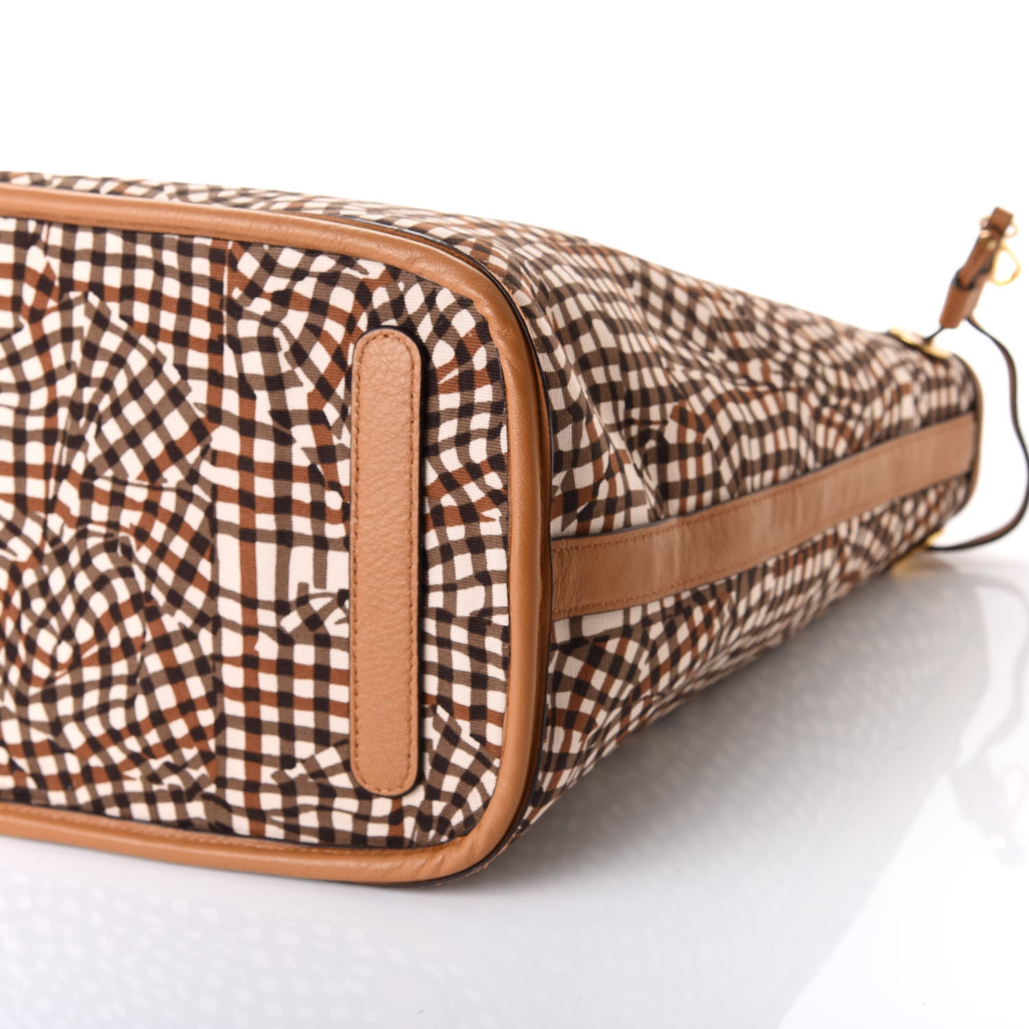 MCM Visetos Medium Liz Reversible Shopper Tote Cognac 14 of 14