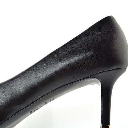 Chanel Lambskin CC Pumps 37 Black 13 of 16