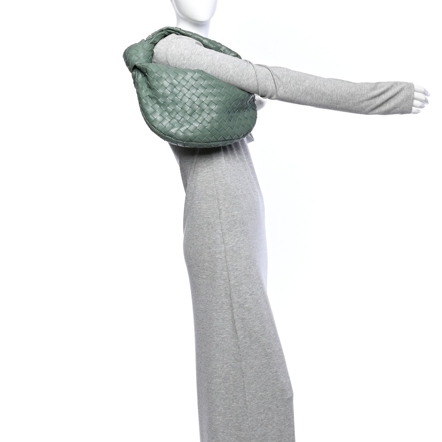 Bottega Veneta Nappa Intrecciato Teen Jodie Hobo Aloe 2 of 11