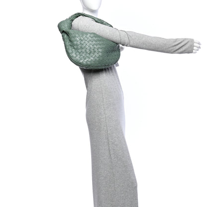 Bottega Veneta Nappa Intrecciato Teen Jodie Hobo Aloe 2 of 11