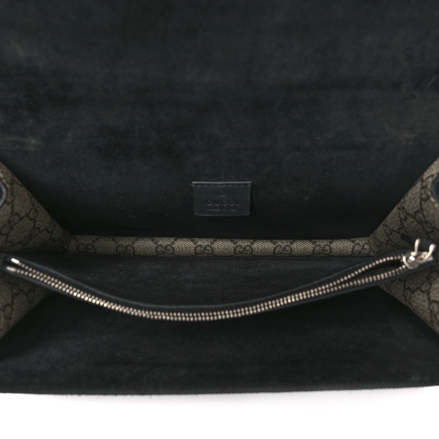 Gucci GG Supreme Monogram Crystal Small Dionysus Shoulder Bag Black 5 of 10
