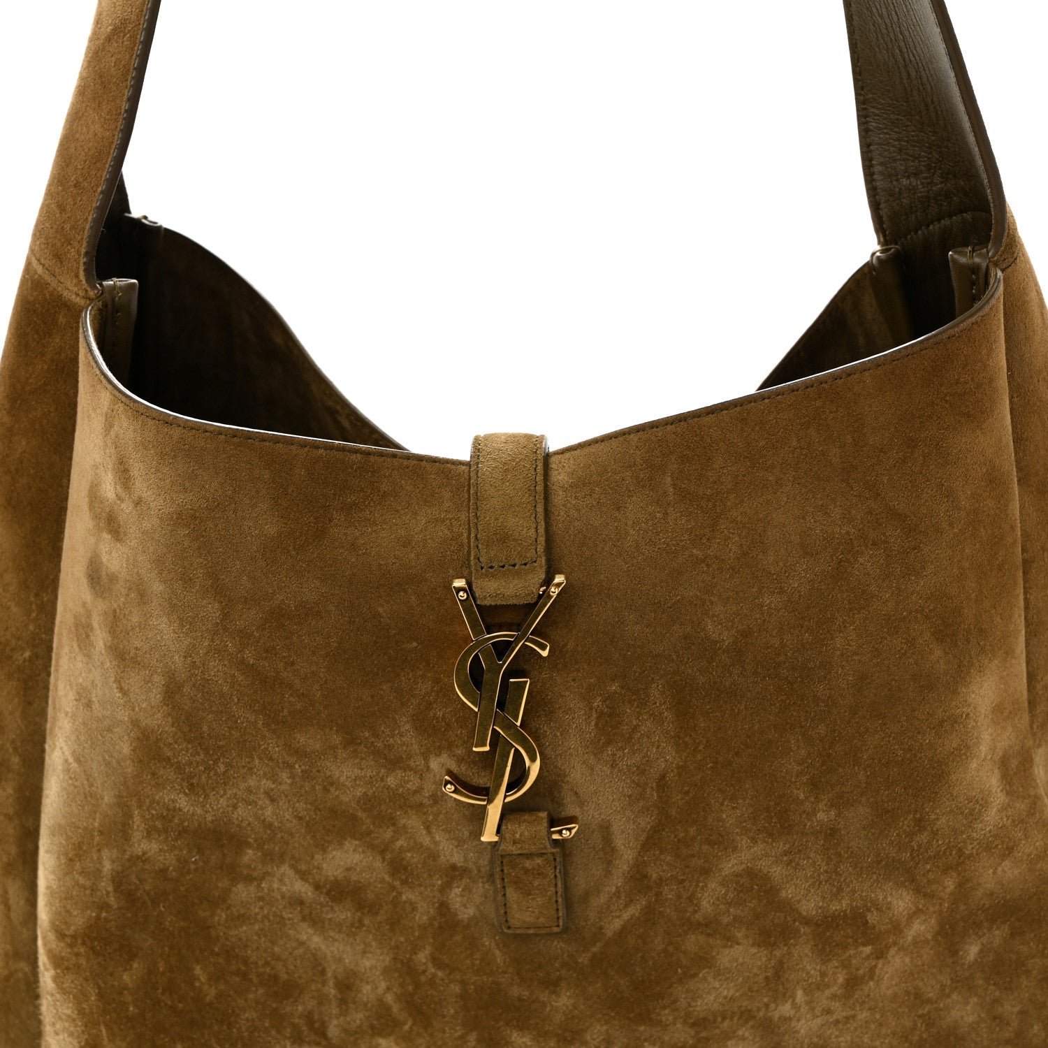 Saint Laurent Suede Large Le 5 A 7 Soft Hobo New Barley 7 of 10