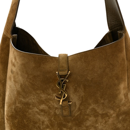 Saint Laurent Suede Large Le 5 A 7 Soft Hobo New Barley 7 of 10