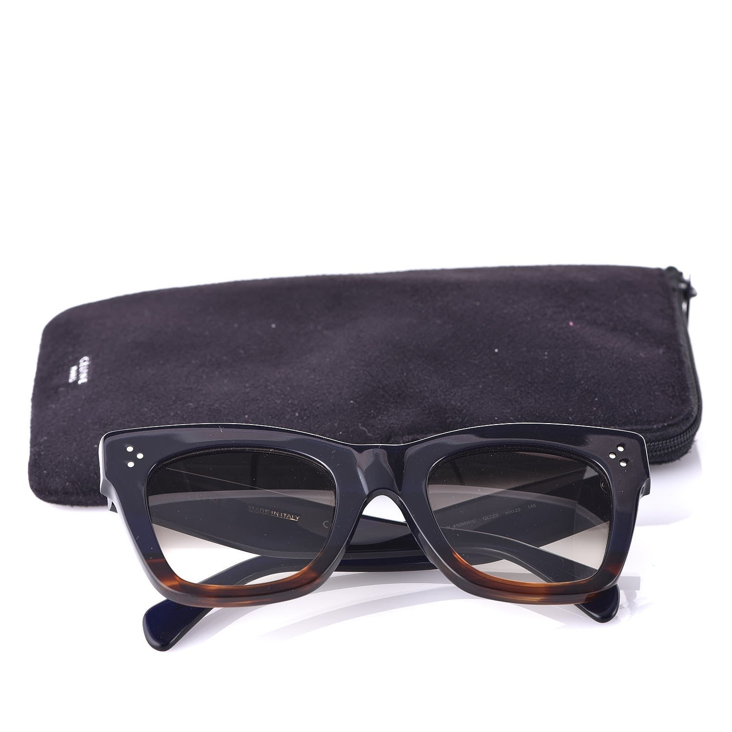 Celine Catherine Sunglasses CL 41098/F/S Blue Havana 7 of 7