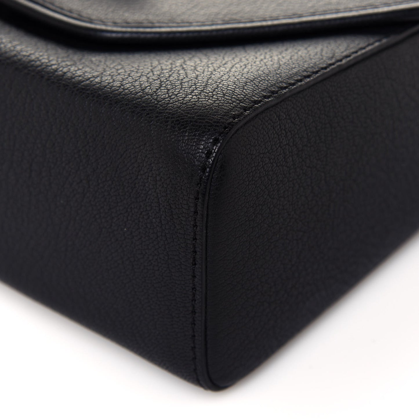 Goatskin Obsedia Shoulder Bag Black