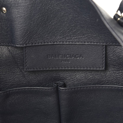Balenciaga Veau Papier A4 Zip Around Tote Bleu Nuit 5 of 12