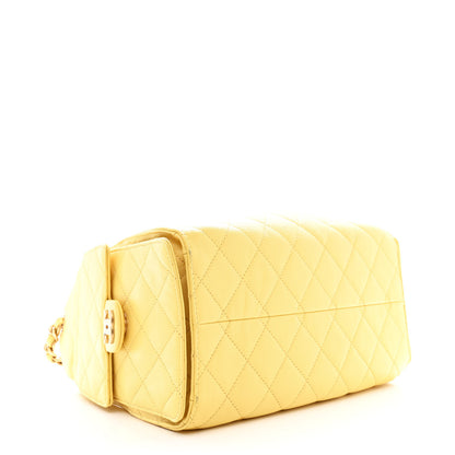 Chanel Caviar Quilted Small Chanel 25 Handbag Light Yellow 4 of 11