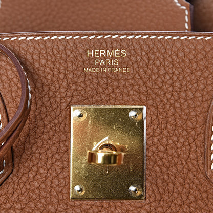 Hermes Togo Birkin 30 Gold 6 of 13