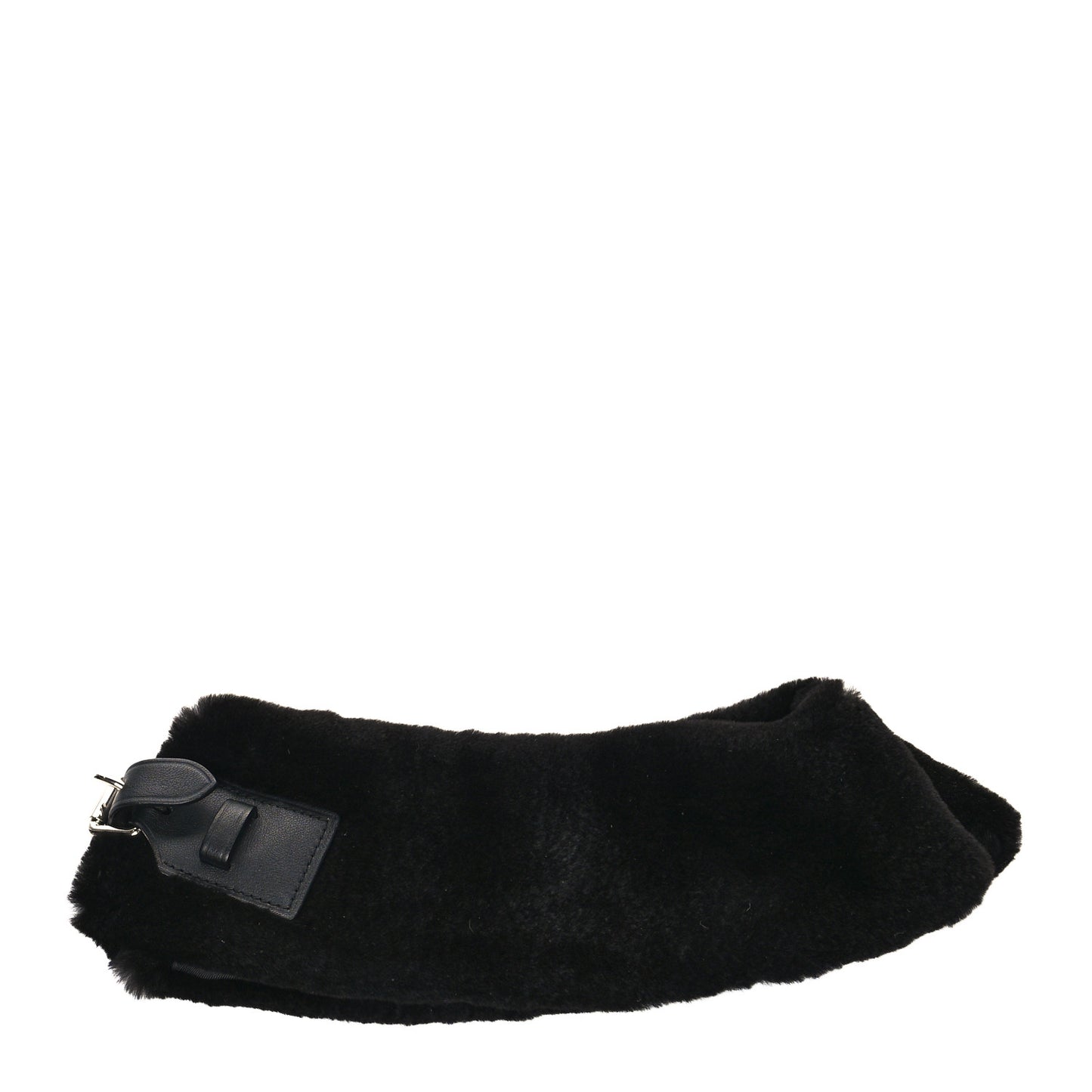 Mink Fur Neck Scarf Black