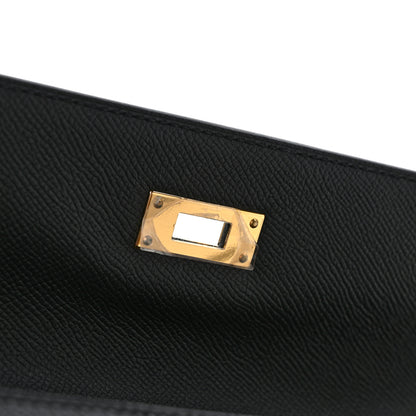 Hermes Epsom Kelly Depeches 36 Black 9 of 10