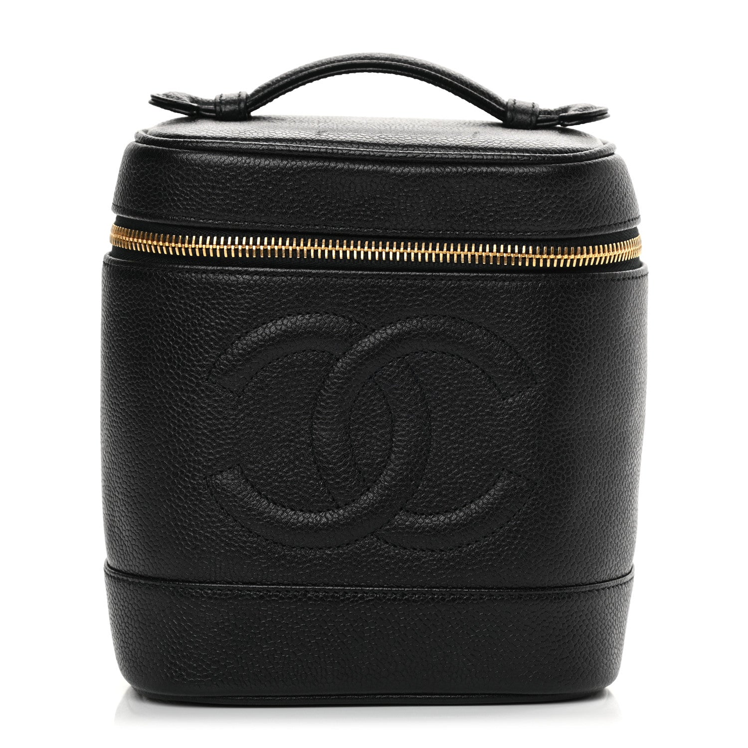 Chanel Caviar Vanity Cosmetic Case Black 1 of 11