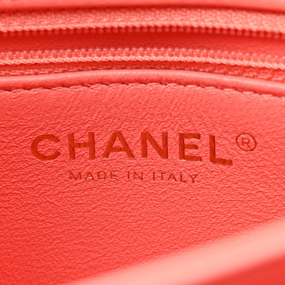 Chanel Lambskin Quilted Small Trendy Chain CC Flap Dual Handle Bag Coral 6 of 11