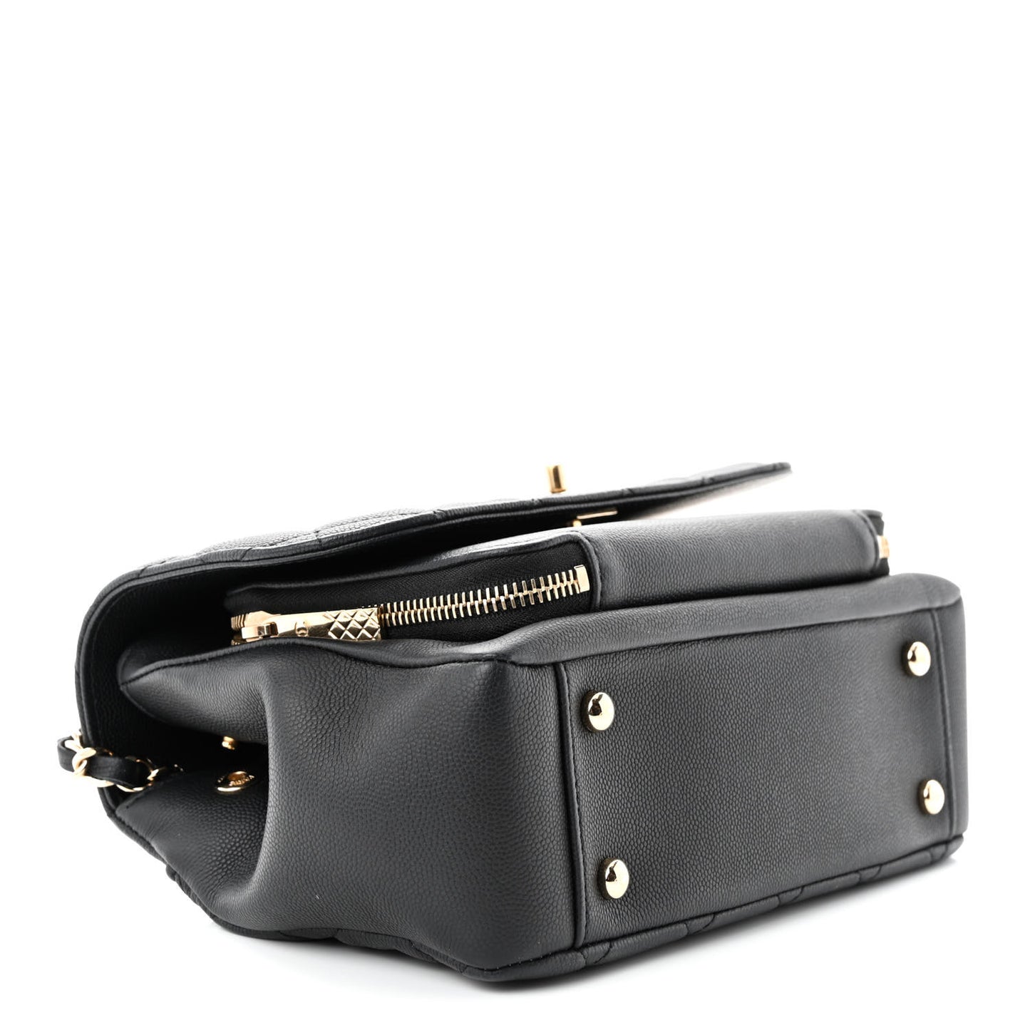 Caviar Quilted Medium Business Affinity Flap Black