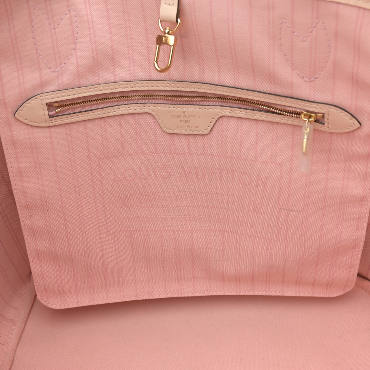 Damier Azur Braided Neverfull MM Pink