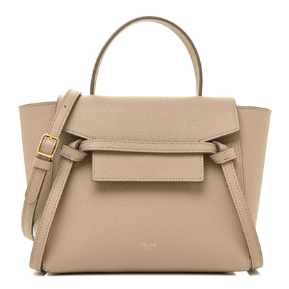 Celine Grained Calfskin Nano Belt Bag Light Taupe 1 of 13