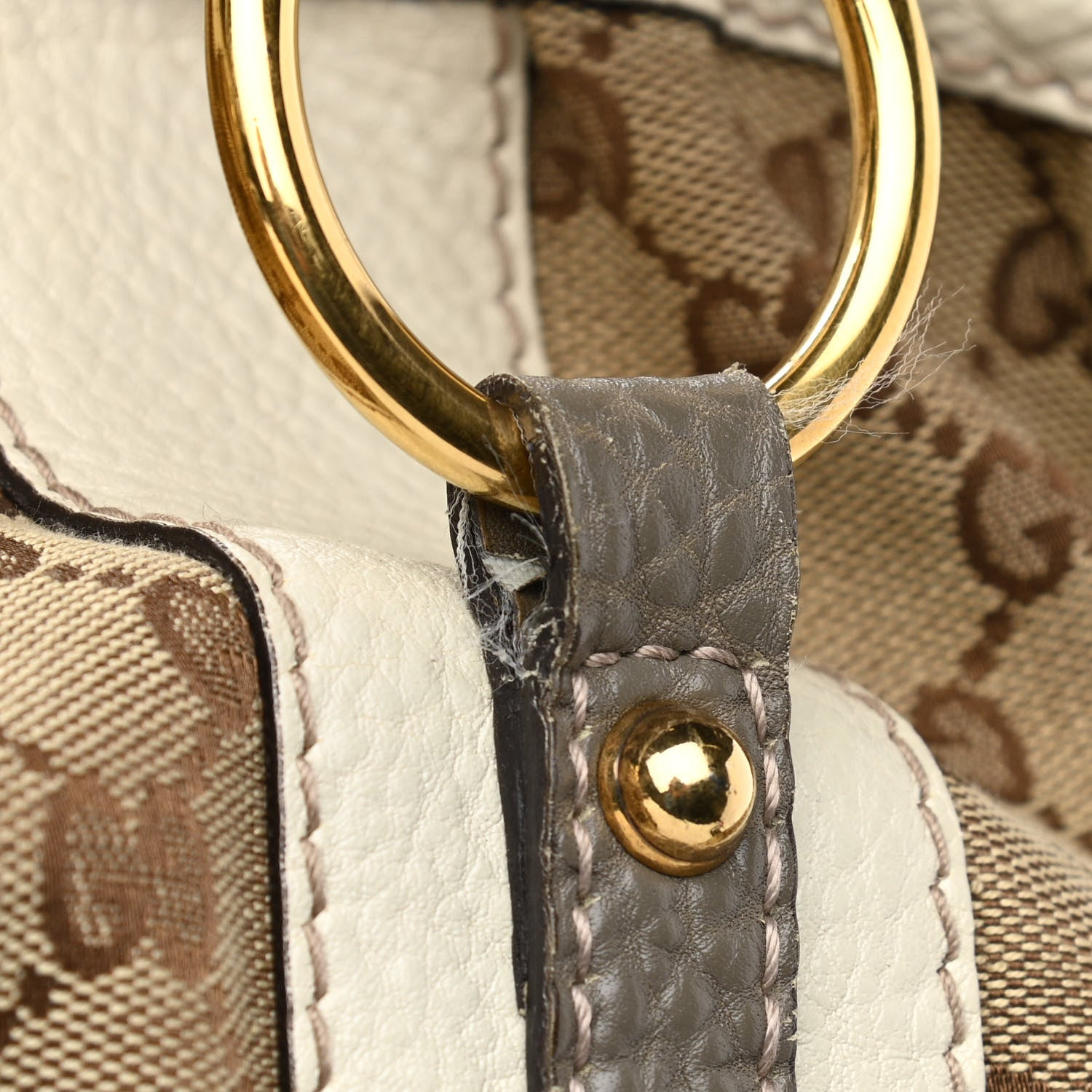 Gucci Monogram Medium Interlocking Icon Tote Ivory 13 of 16