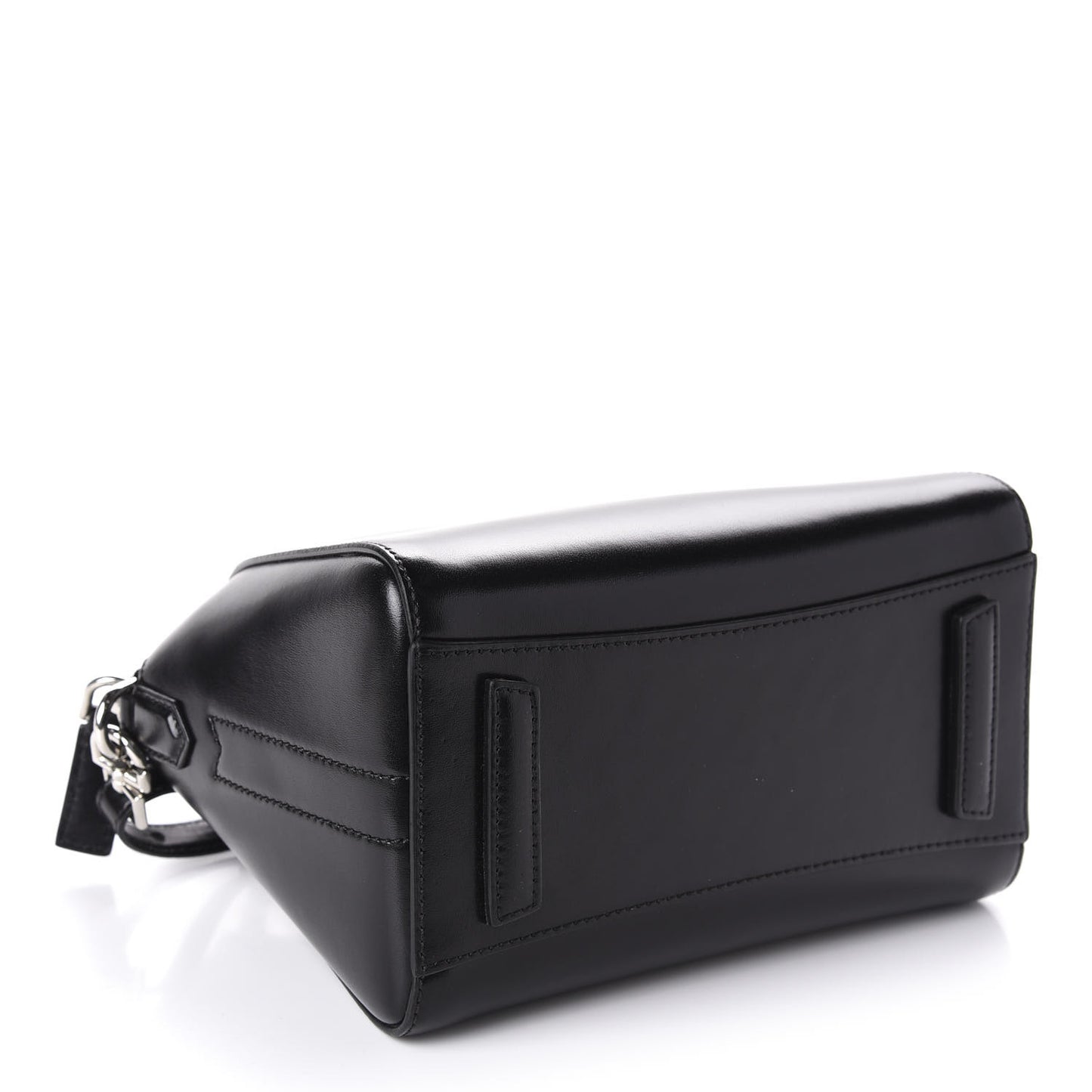 Shiny Lord Calfskin Mini Antigona Black
