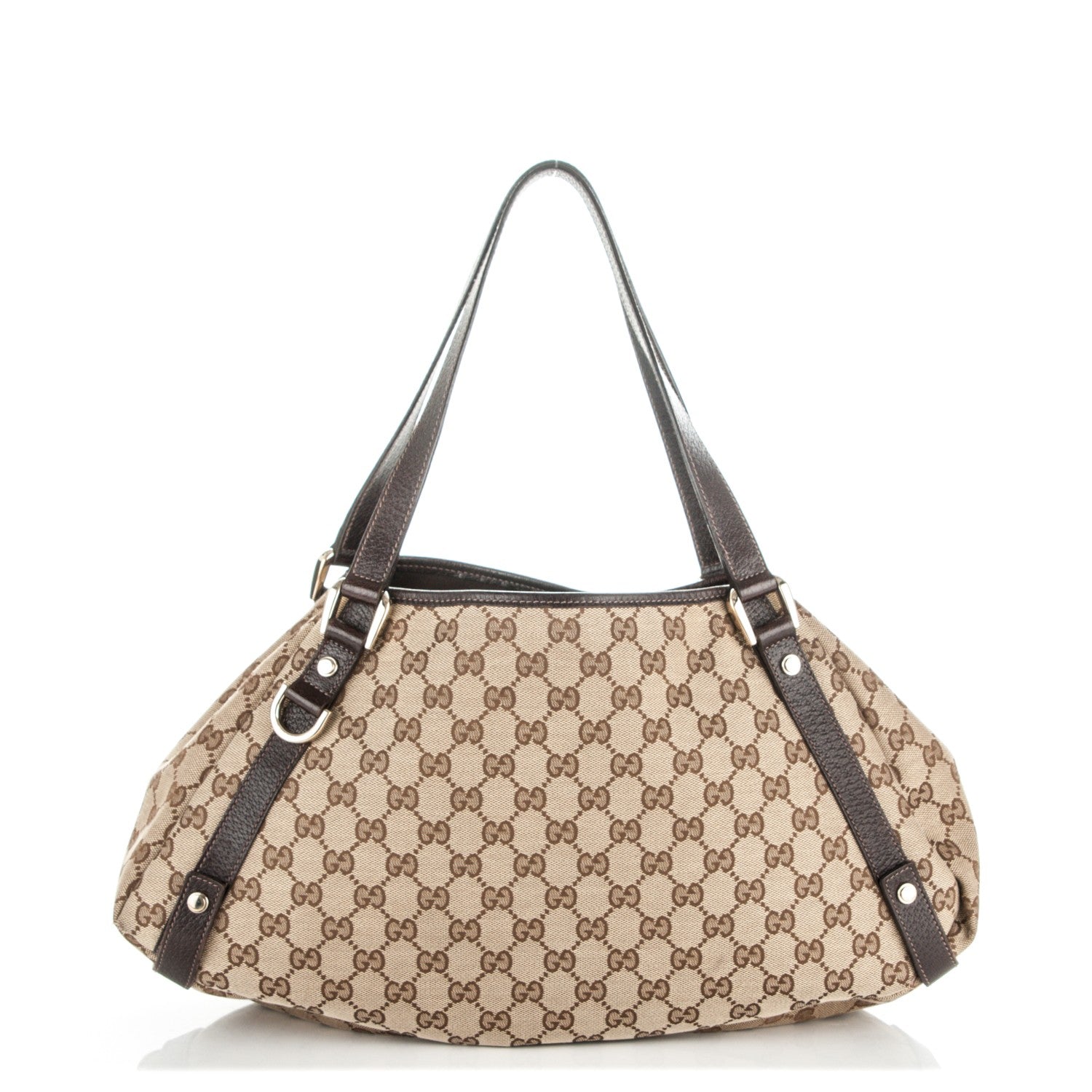 Gucci Monogram Medium Abbey Shoulder Bag Dark Brown 1 of 7