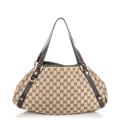 Gucci Monogram Medium Abbey Shoulder Bag Dark Brown 1 of 7