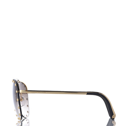 Louis Vuitton The Party Aviator Gradient Sunglasses Z0914U Brown 3 of 9
