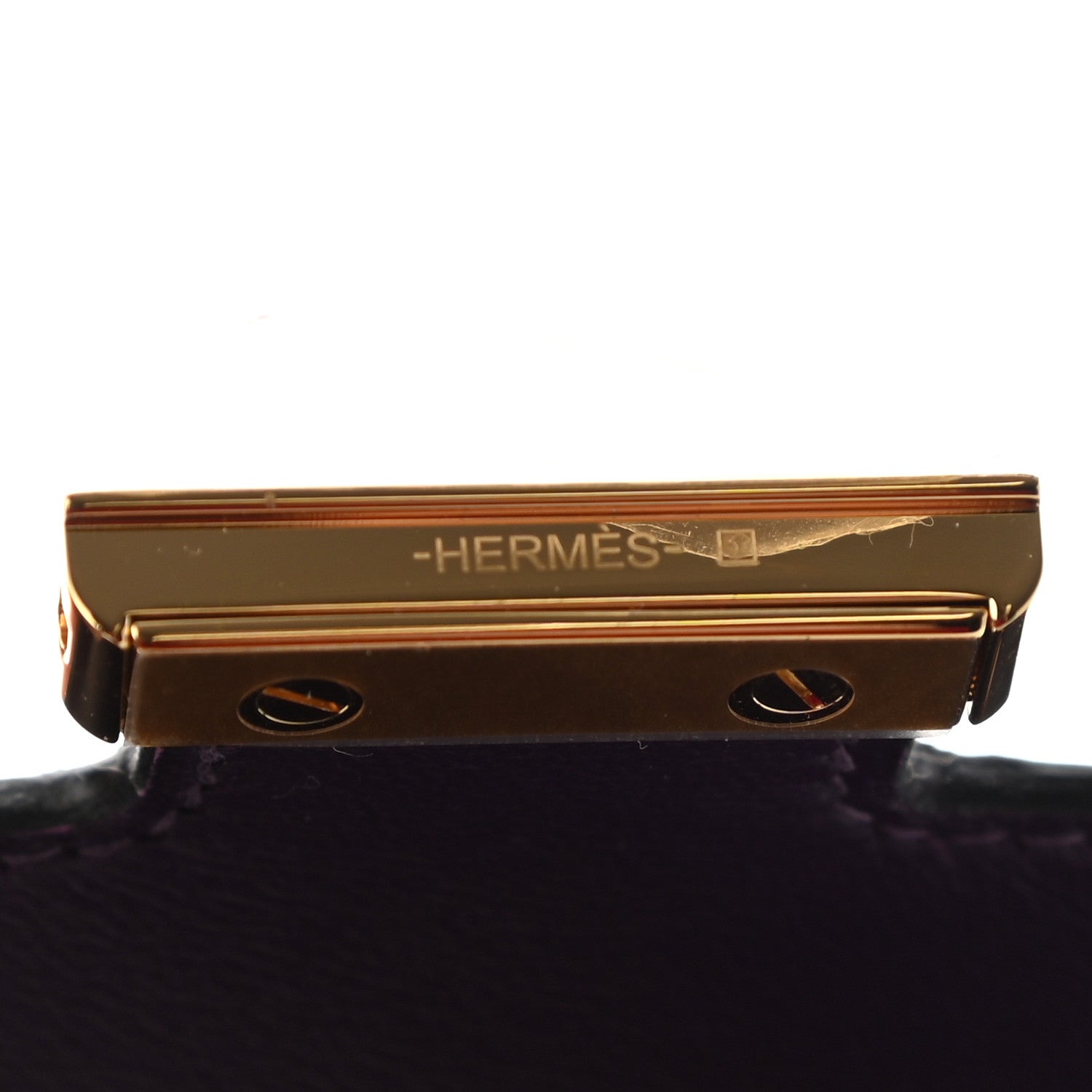 Hermes Matte Alligator Constance Long Wallet To Go Amethyst 7 of 7