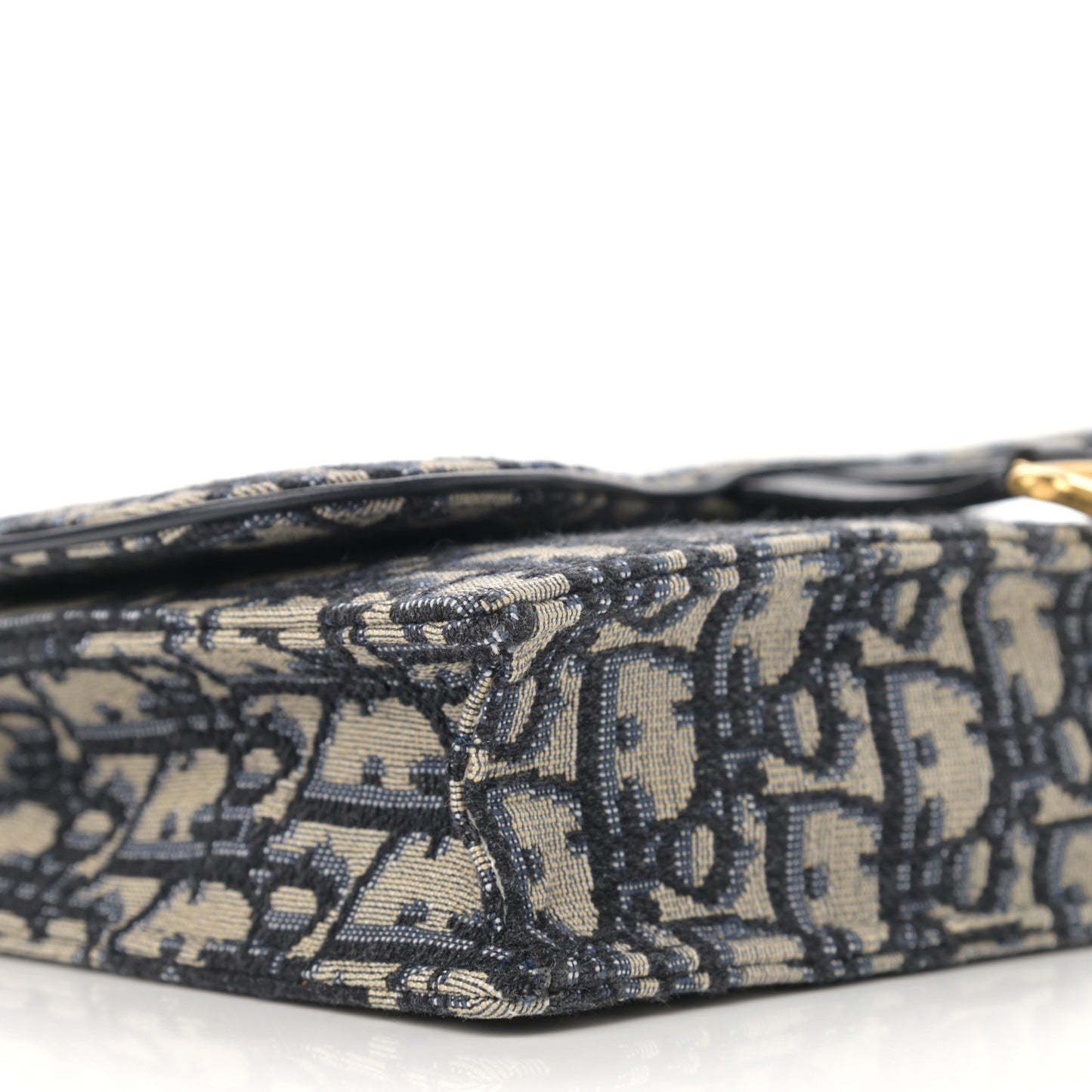Oblique Saddle Chain Pouch Blue