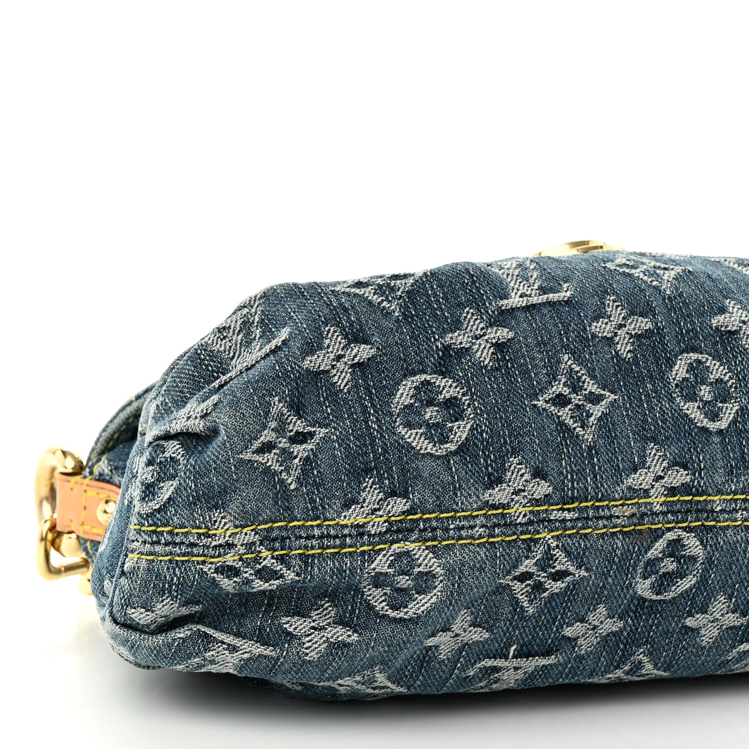 Louis Vuitton Monogram Denim Mini Pleaty Blue 8 of 9
