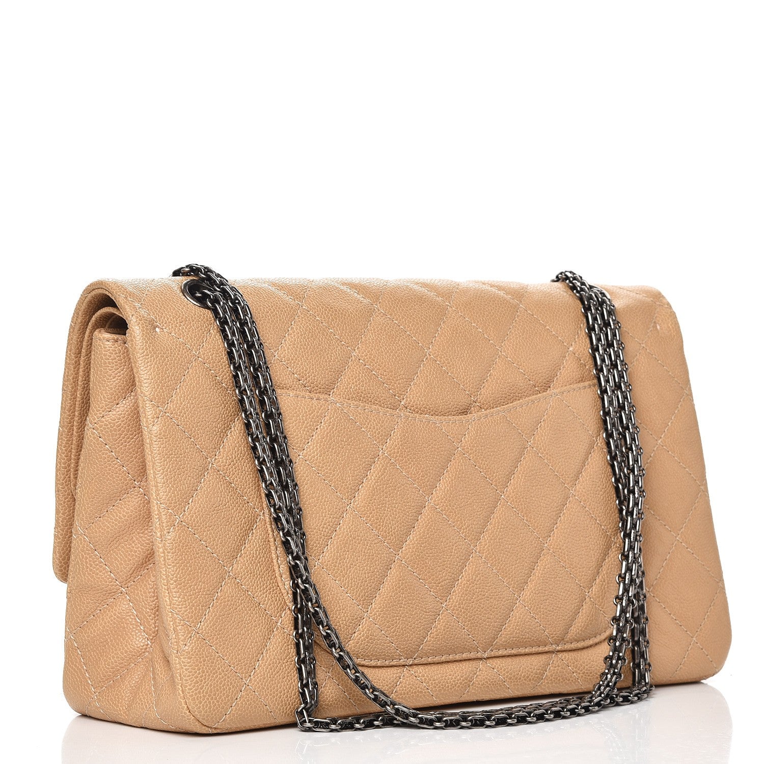 Chanel Caviar Quilted 2.55 Reissue 227 Flap Beige 4 of 10