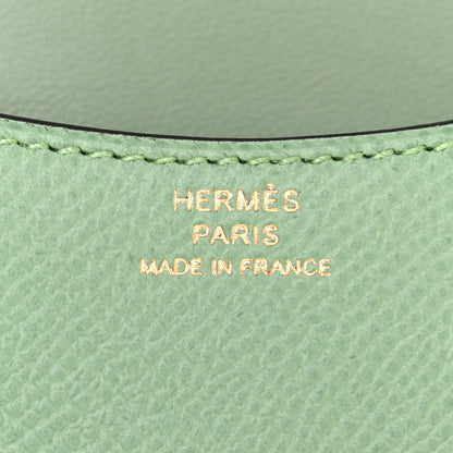Hermes Epsom Constance Slim Wallet Vert Criquet 8 of 9