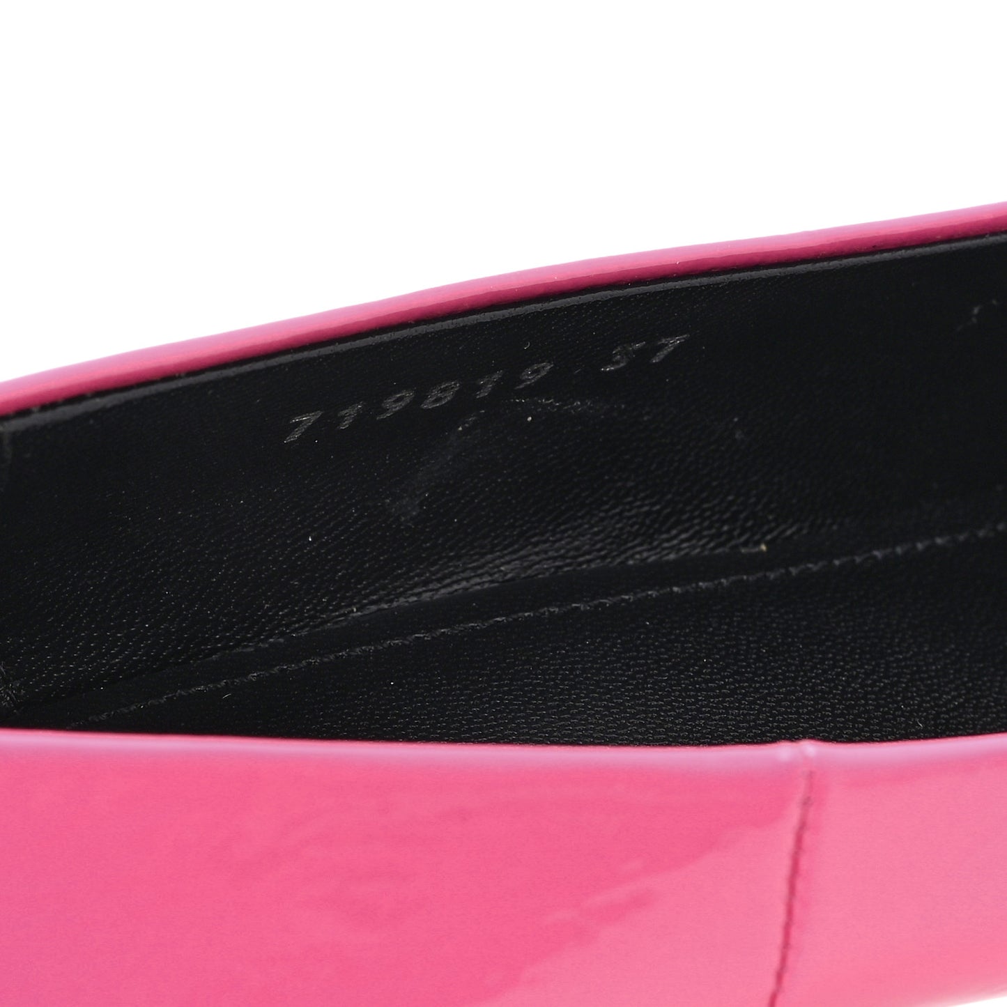 Shiny Calfskin BB Square Knife 80mm Pumps 37 Sweet Pink
