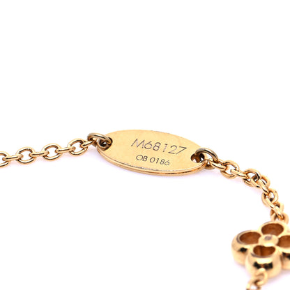 Louis Vuitton Brass Flower Full Bracelet Gold 5 of 6
