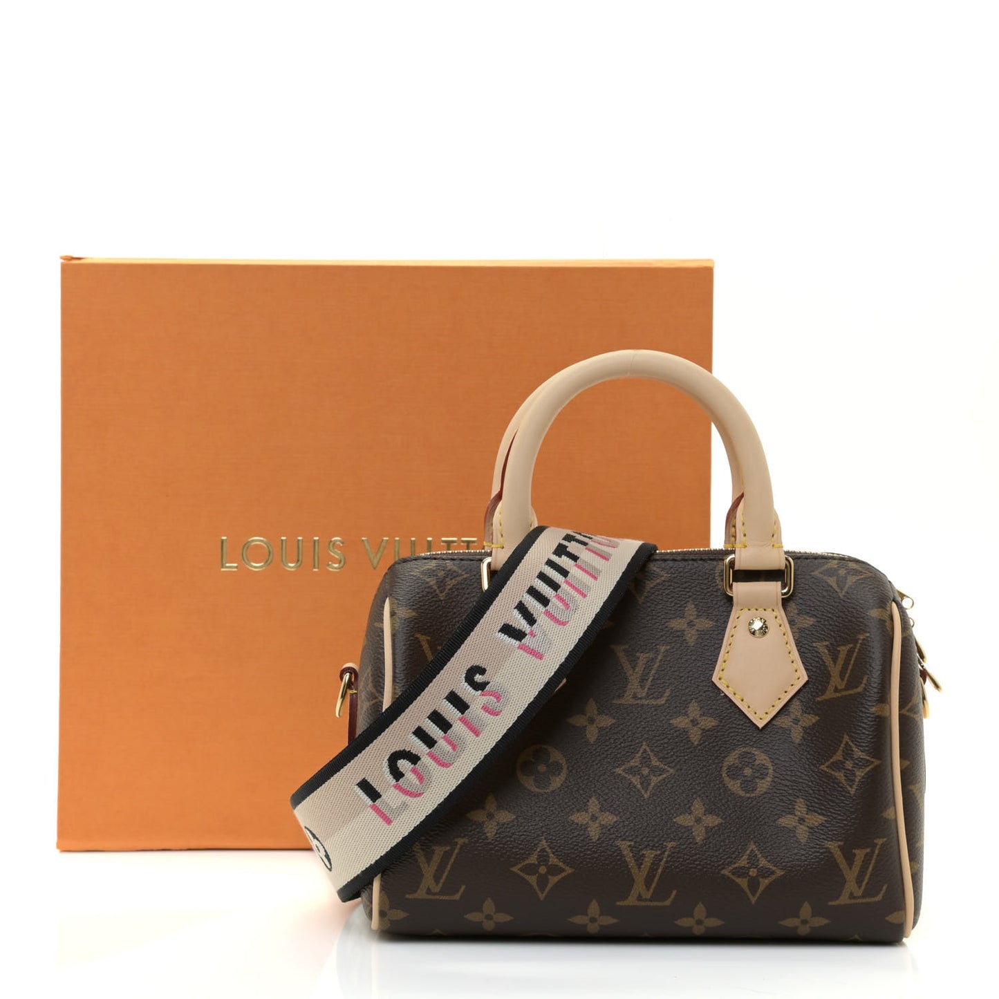 Monogram Speedy Bandouliere 20 Black